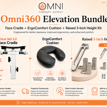 Omni 360 Elevation Bundle – Face Cradle 2.0 + ErgoComfort Cushion + inHarmony Adapter